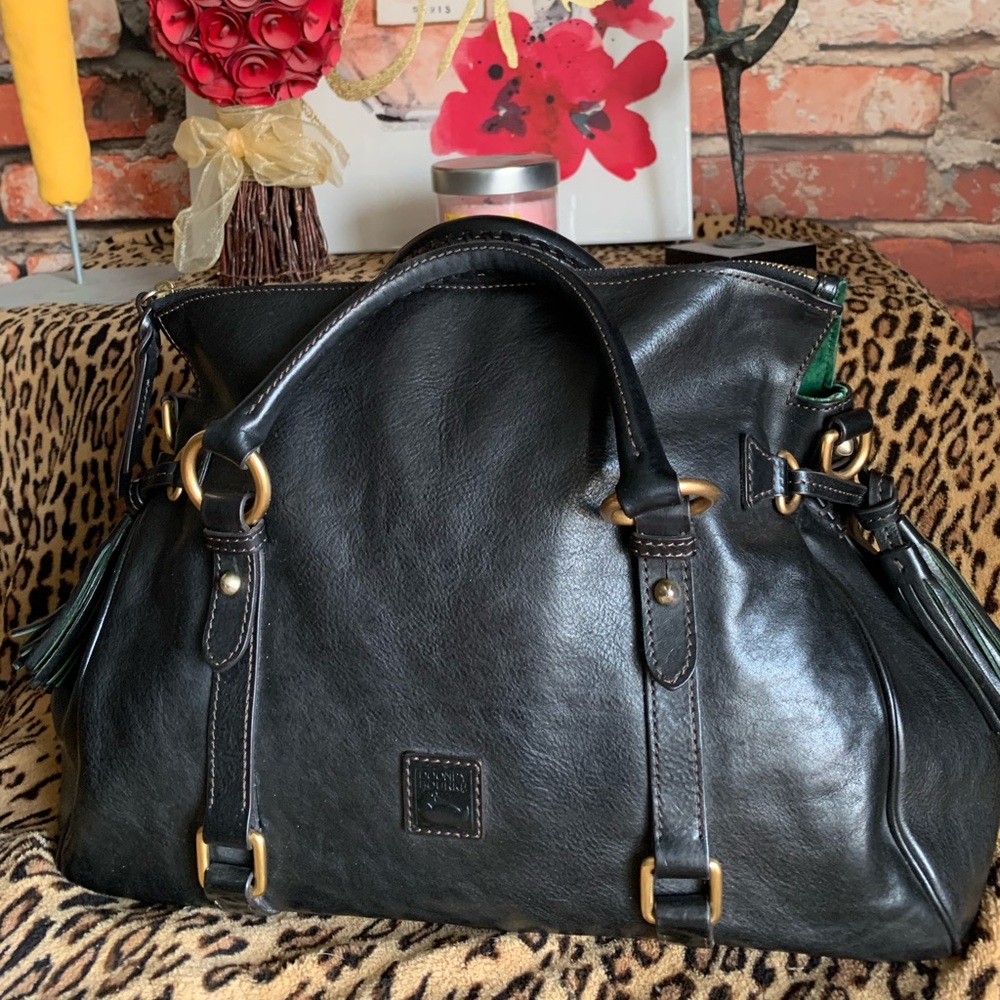 Dooney & Bourke Black Florentine Satchel